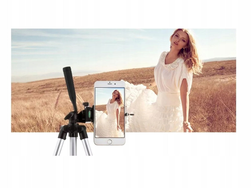 Handy Stativ Tripod mit Bluetooth Fernbedienung – 4in1 Smartphone Halter 100cm