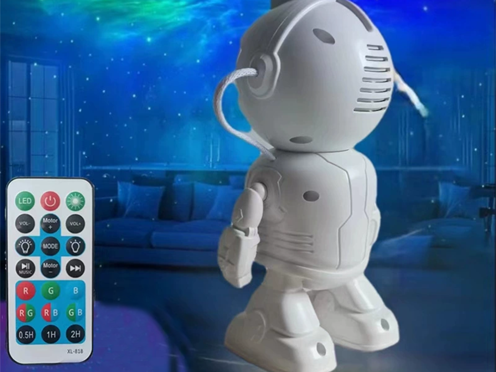 Sternenprojektor Astronaut Nachtlicht Bluetooth Musik Kinder LED