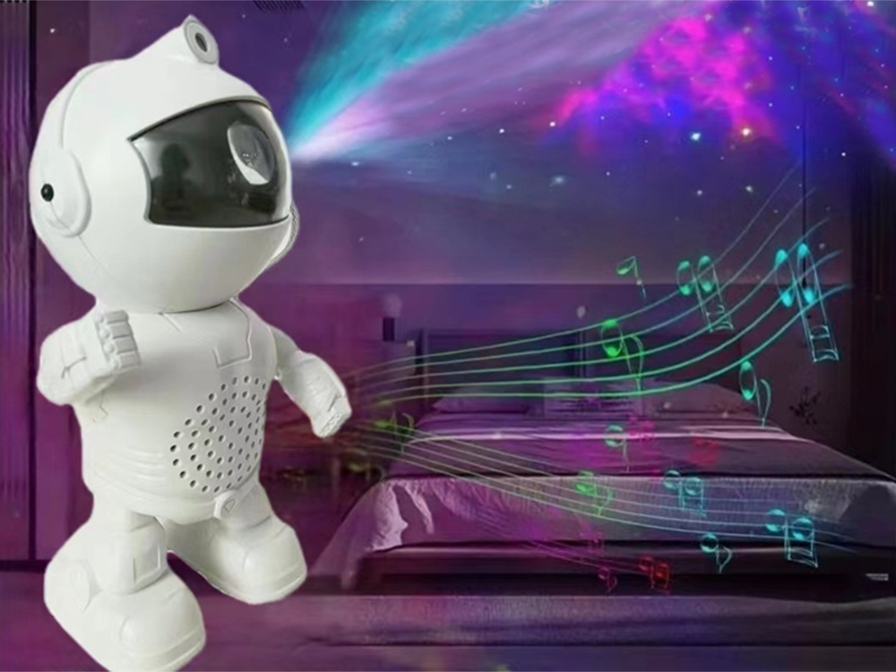 Sternenprojektor Astronaut Nachtlicht Bluetooth Musik Kinder LED