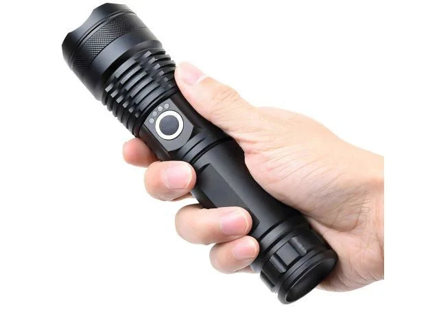 Super Hell Taschenlampe Fackel LED Taktisches Zoom 5000 Lumen Wasserfest