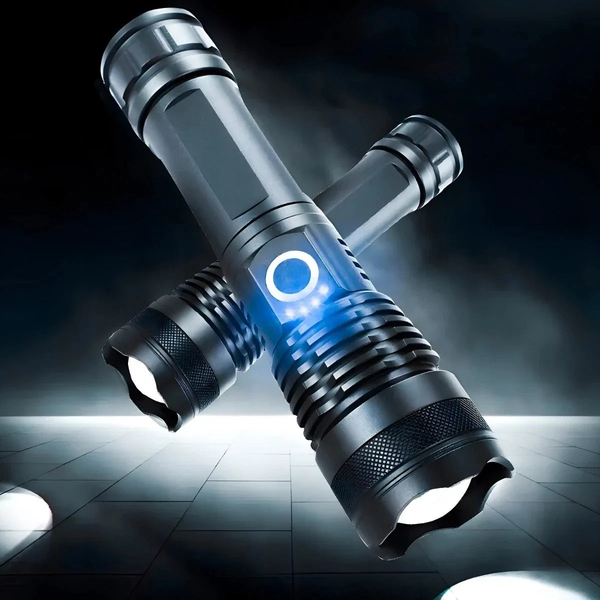 Super Hell Taschenlampe Fackel LED Taktisches Zoom 5000 Lumen Wasserfest