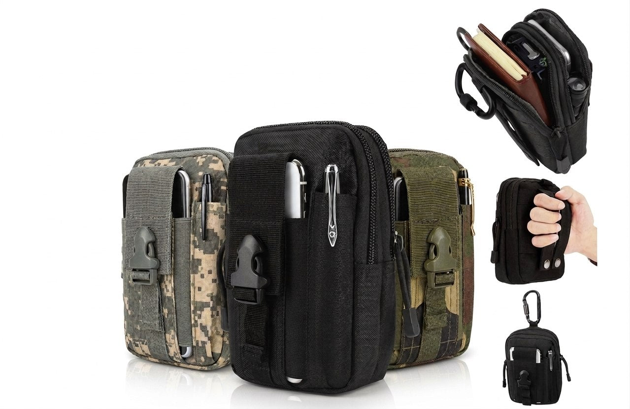 Taktische MOLLE Gürteltasche – Outdoor Hüfttasche für Smartphone & Zubehör