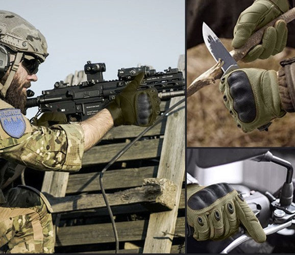 Taktische Thermo Handschuhe L– Militär Touchscreen rutschfest mit Knöchelschut