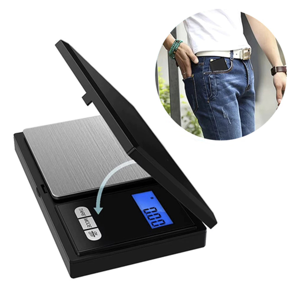 Digitale Taschenwaage 0,1g – 500g mit LCD & TARA – Präzisionswaage für Schmuck & Gold