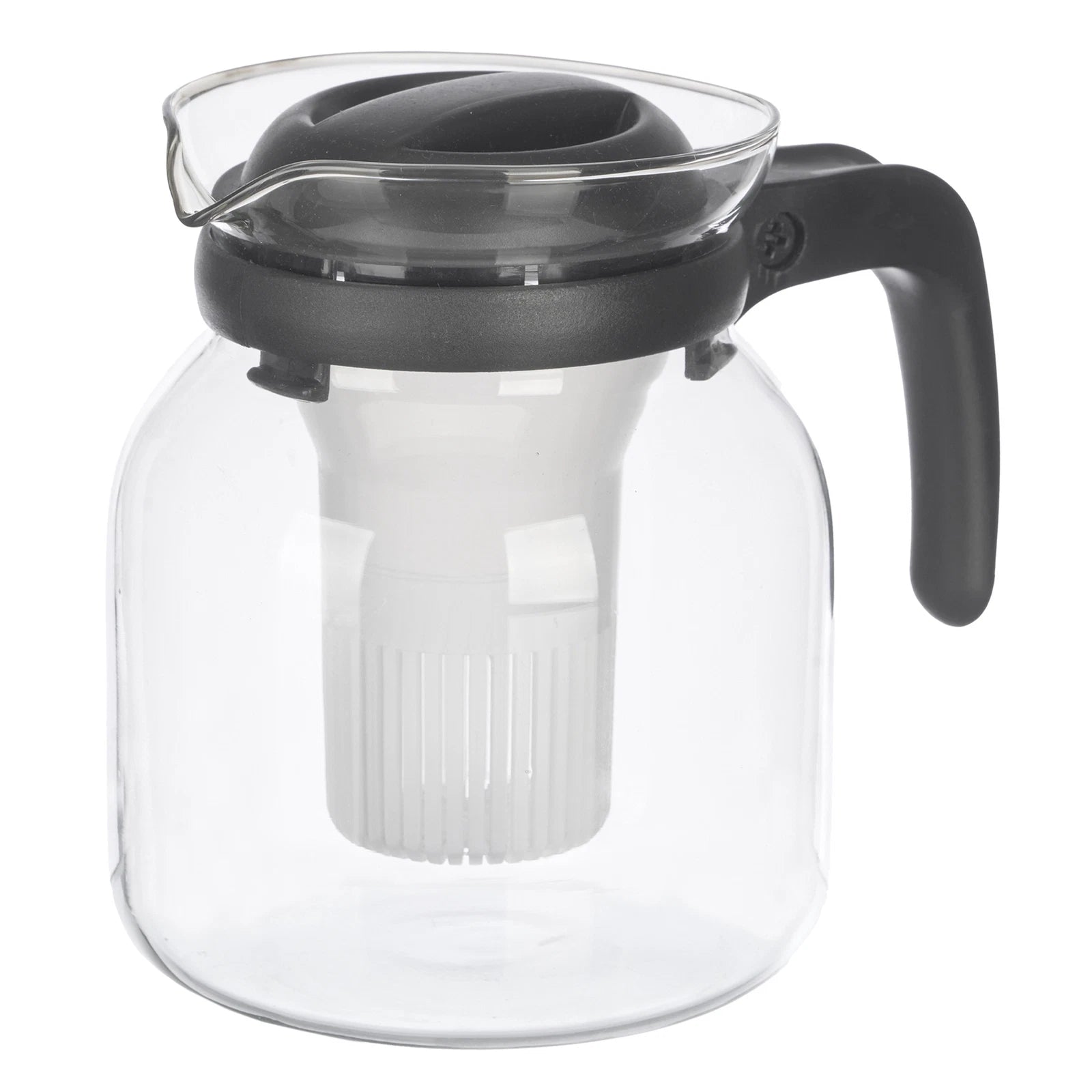 Glaskanne 1,2 Liter mit Filtereinsatz für Tee & Kaffee – Hitzebeständig & BPA-frei