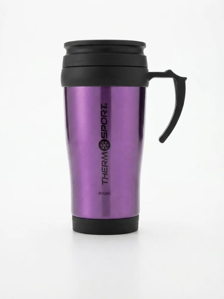 Thermobecher 400ml Kaffeebecher To Go Isolierbecher Edelstahl Reisebecher Auto