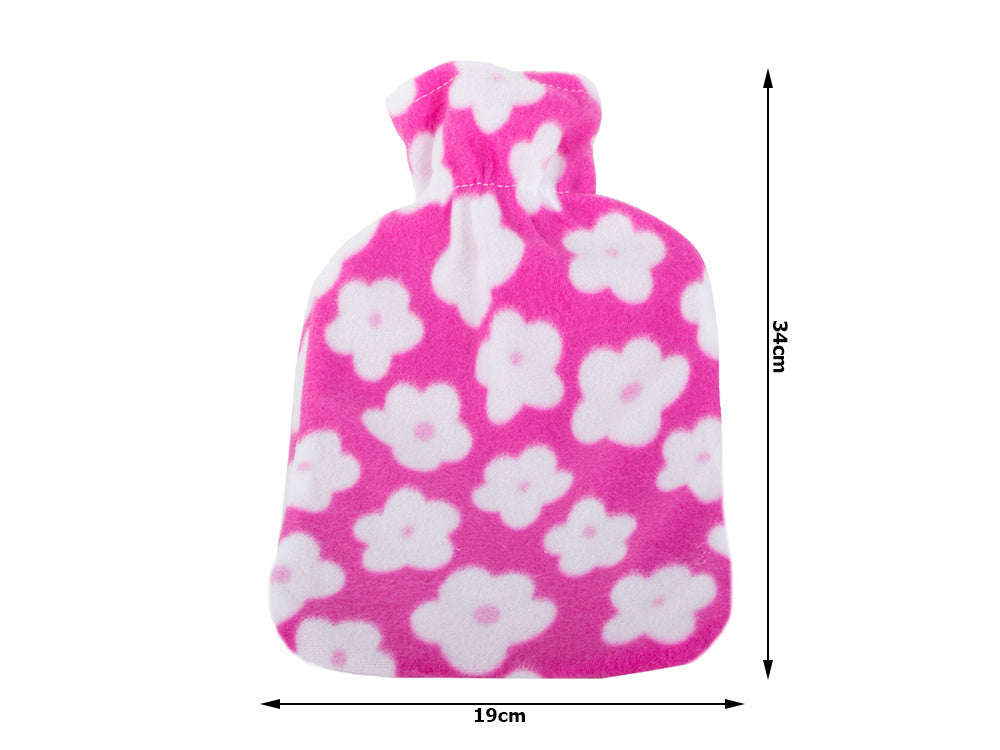 Thermowärmer 1,7L aus Gummi mit weicher Hülle – Wärmflasche für Bauch & Rücken, ideal gegen Schmerzen und zum Einschlafen