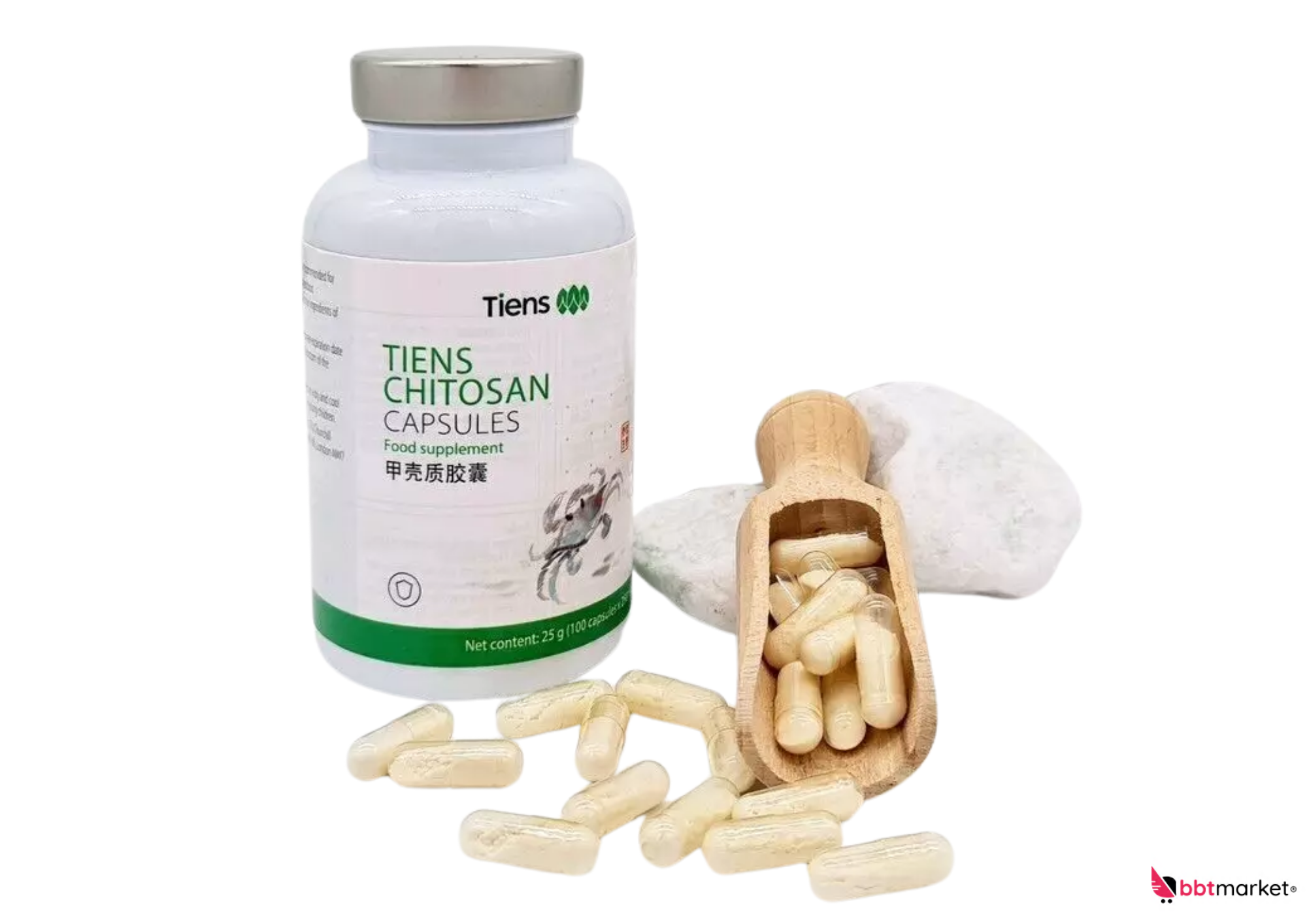 Tiens Chitosan Kapseln detoxen Entgiftung gesunde Ernährung - 25 g / 100 Kapseln