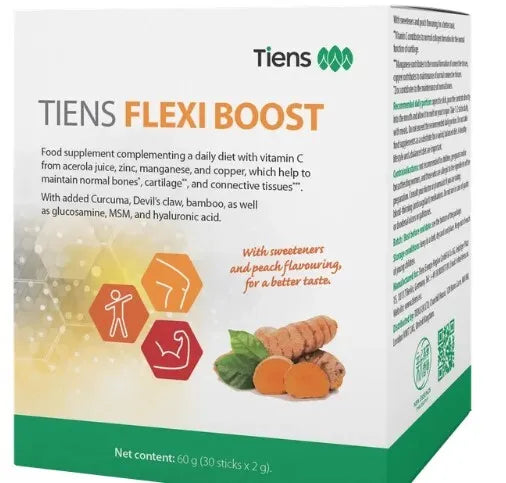 Tiens Flexi Booster 30 Stick mit Glucosamin Hyaluronsäure Zink Mangan