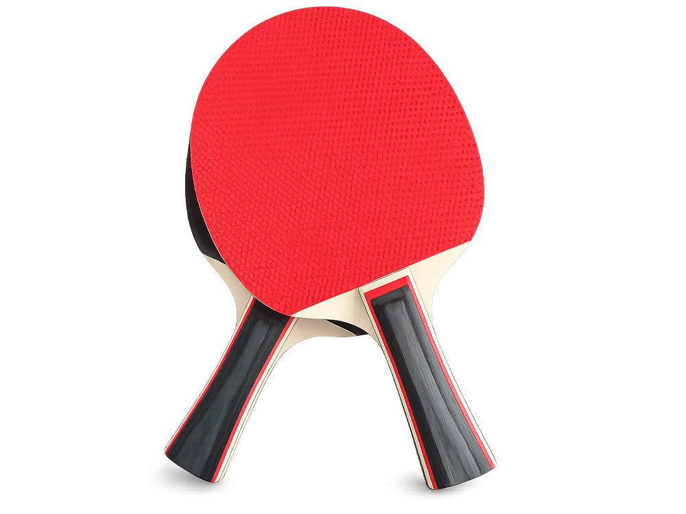 Tischtennis Set 2 Schläger 3 Bälle mit Etui Ping Pong Schläger Set Freizeit