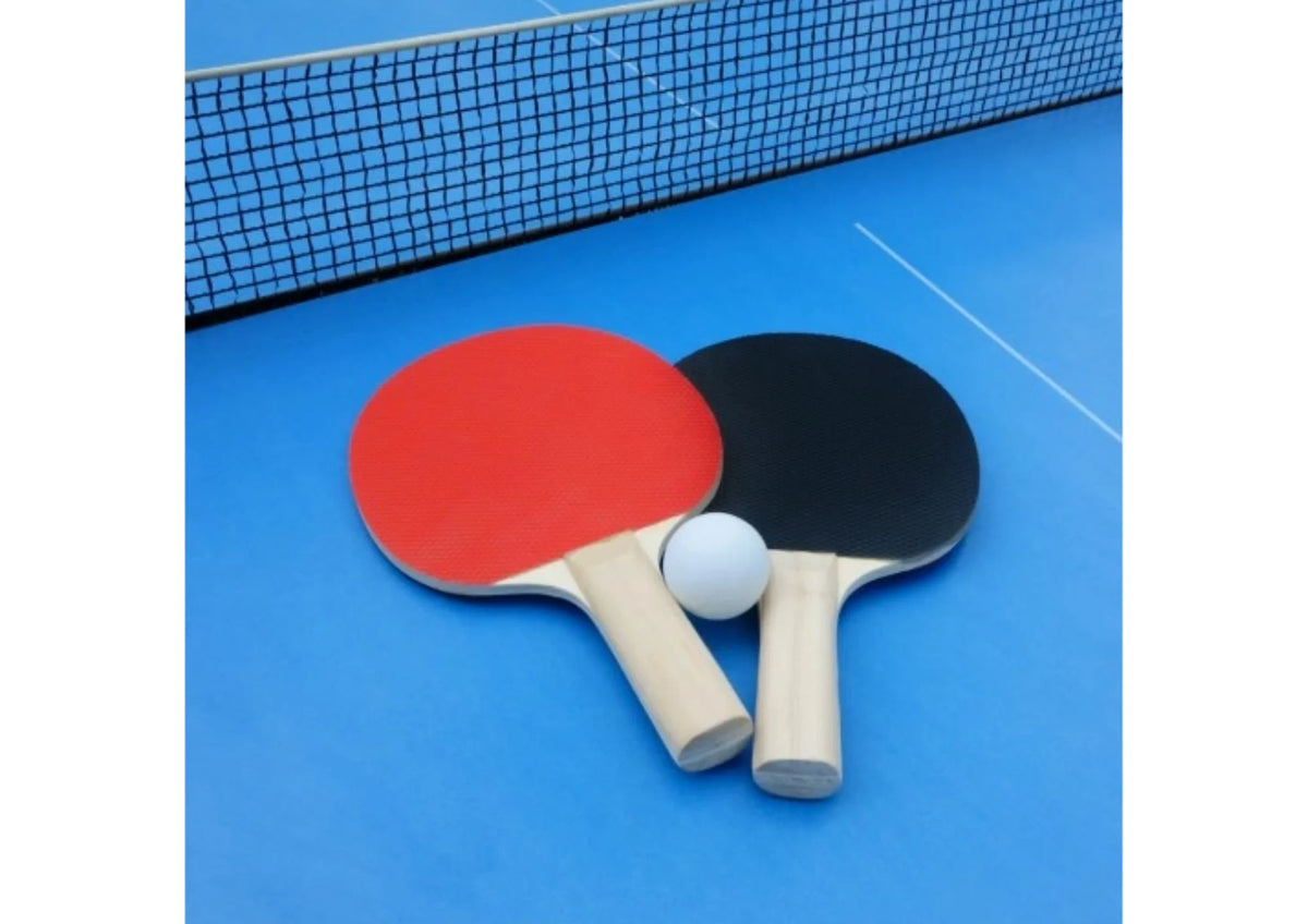 Tischtennis Set mit 2 Schlägern und 3 Bällen – Ping Pong Freizeit Spielset