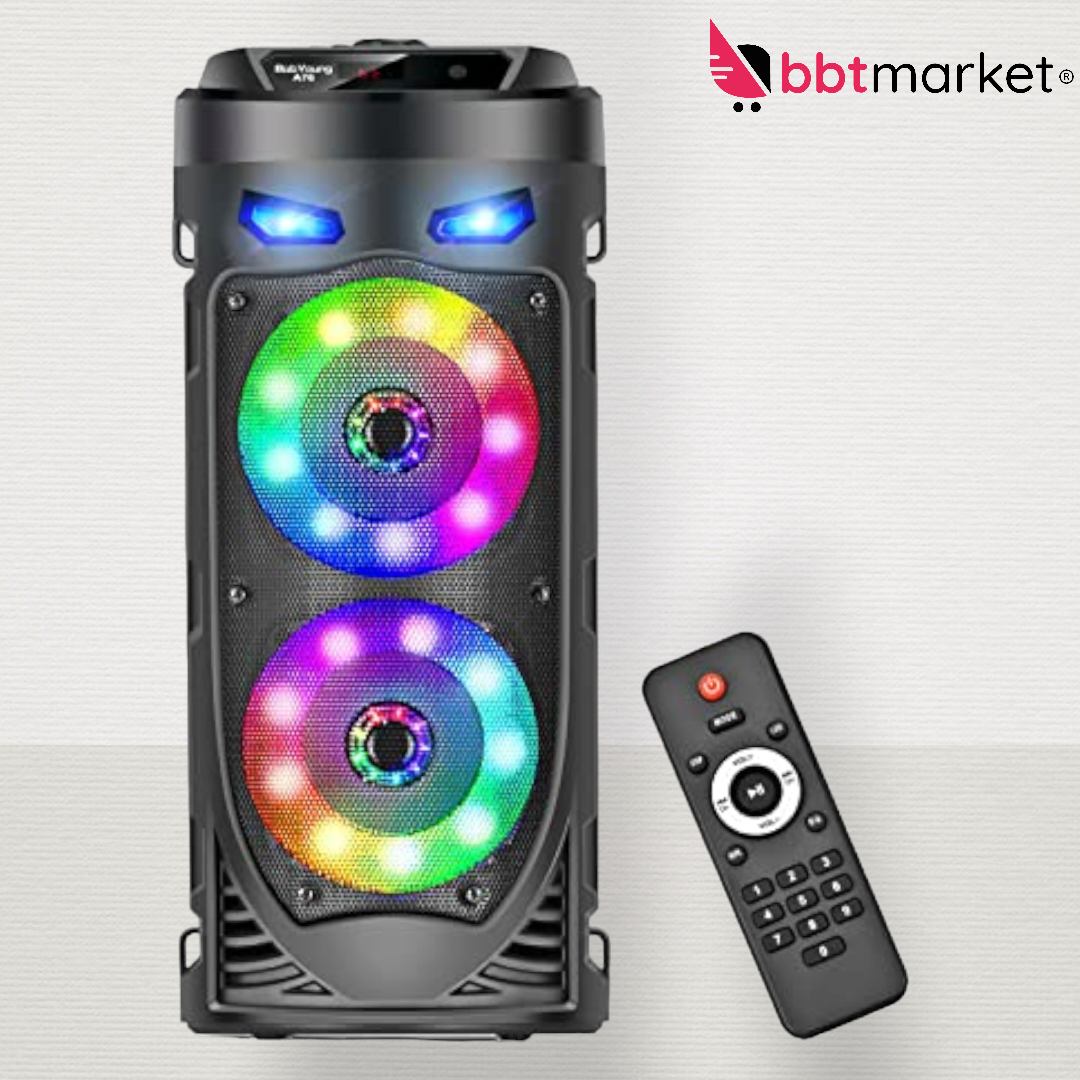 Tragbarer  Bluetooth-Lautsprecher Mobiler DJ Party Bluetooth Lautsprecher LED  ✅