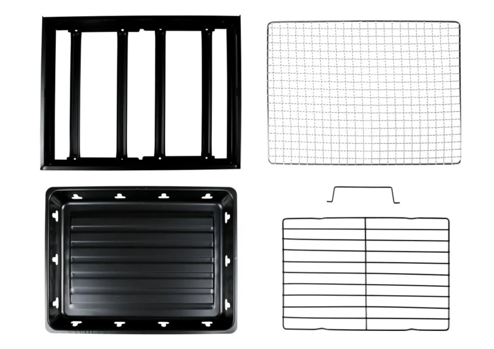 Tragbarer Holzkohlegrill Campinggrill Tischgrill BBQ Grill 35x27x20cm