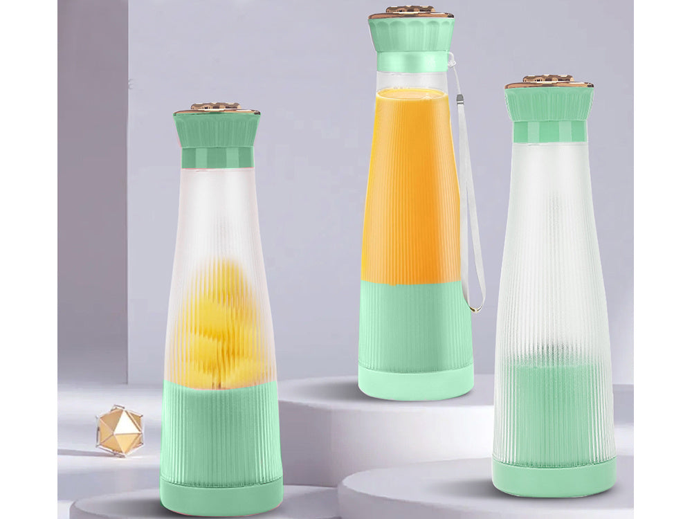 Tragbarer USB Smoothie Mixer kabellos – 400 ml Akku Mixer für Smoothies & Shakes