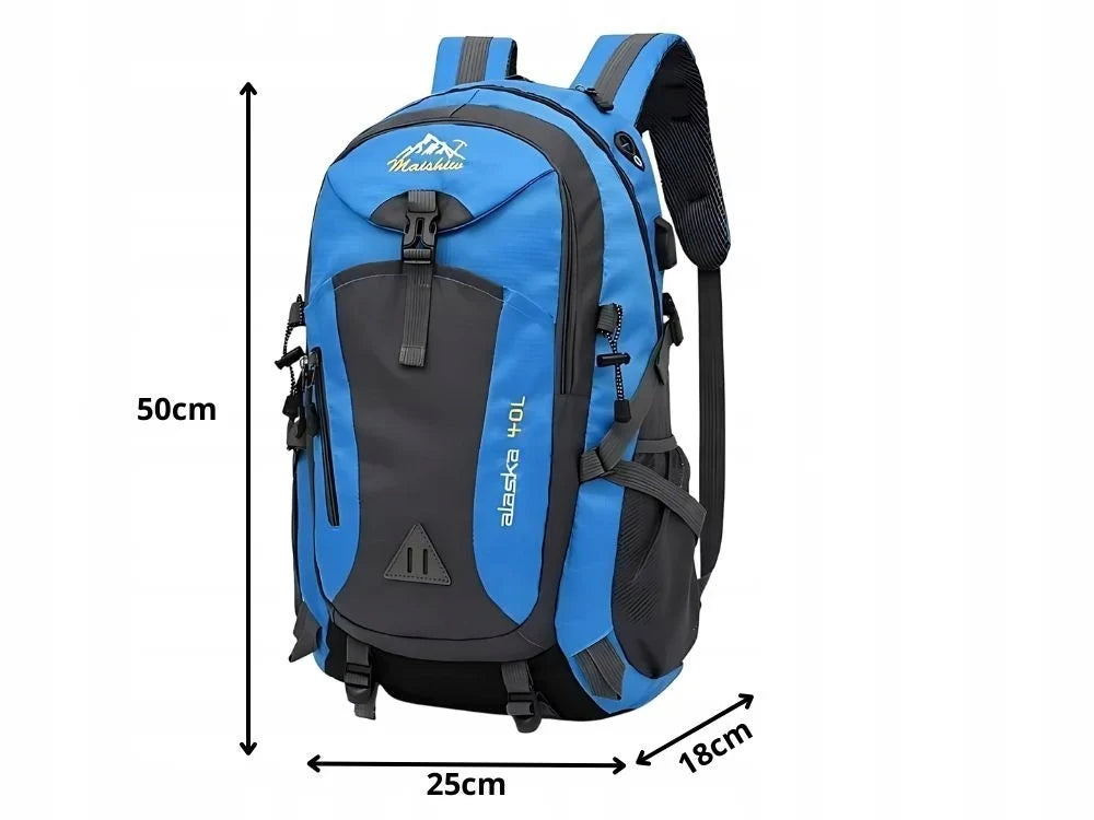 Trekkingrucksack 40L Wanderrucksack Wasserdicht Geräumig Outdoor,Camping & Reise