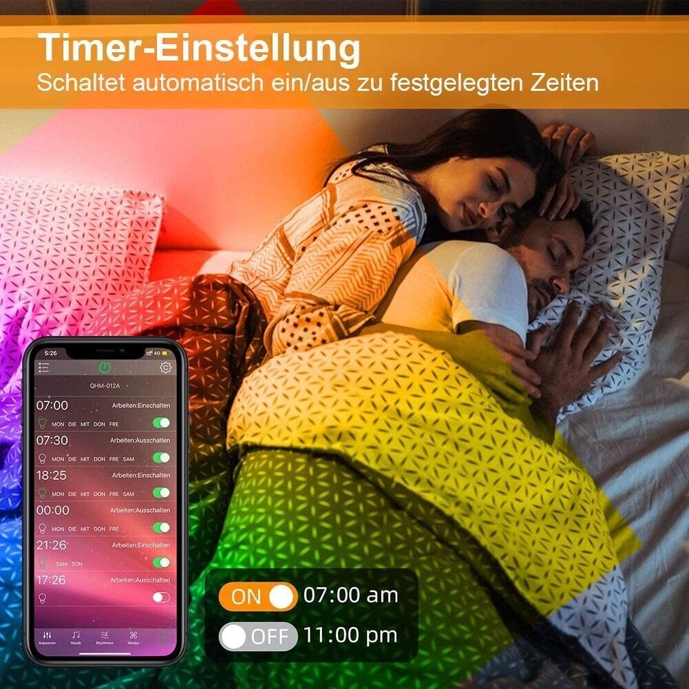 LED Stripe RGB Bar Strip Bluetooth Strip Band Light String 10m new 