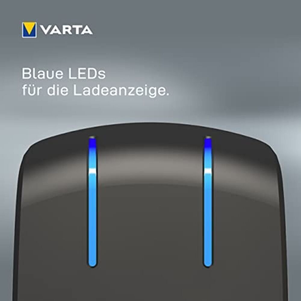 VARTA 2X4X AA/AAA Rechargeable Batteries with Plug Charger 2100mAh NEW
