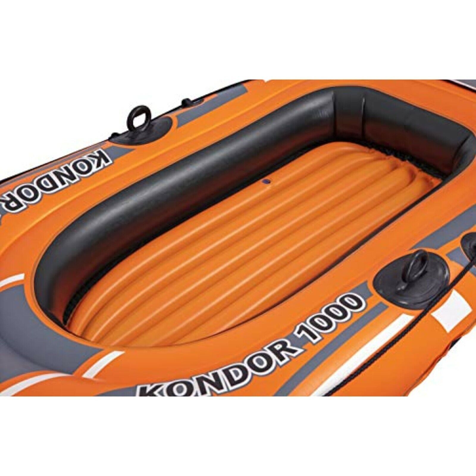 BESTWAY Schlauchboot mit 2 Rudern-155x93x30cm Freizeitboot Paddelboot Angelboot V1