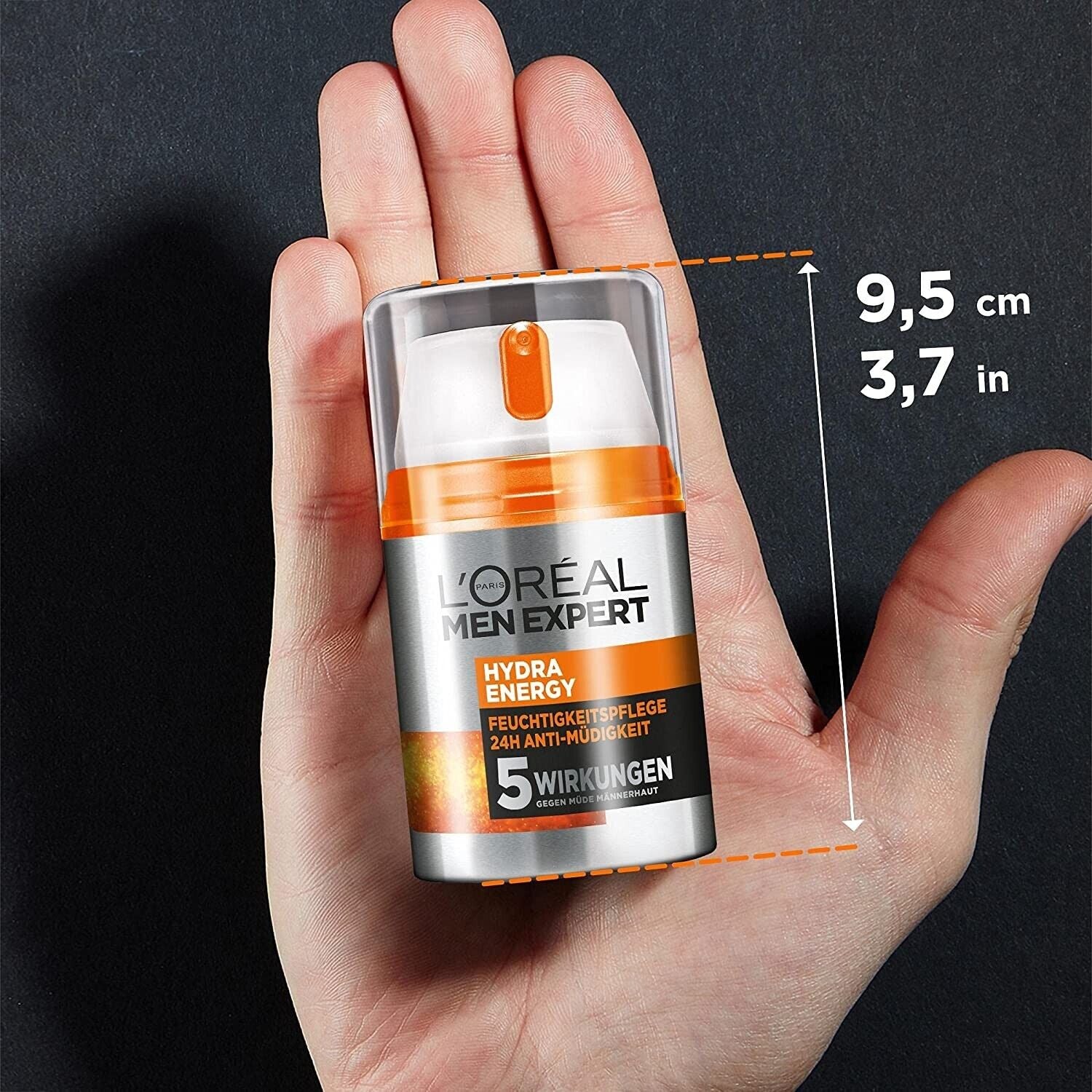 L'Oréal Hydra Energy Men's Care Set – 3-piece: Shower Gel, Wash Gel &amp; Moisturizer
