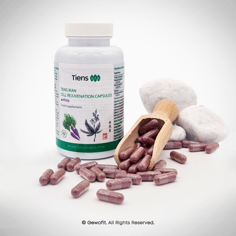 TIENS IKAN INNER BEAUTY PURPLE CARROT POWDER, JIAOGULAN AND GREEN TEA EXTRACTS 