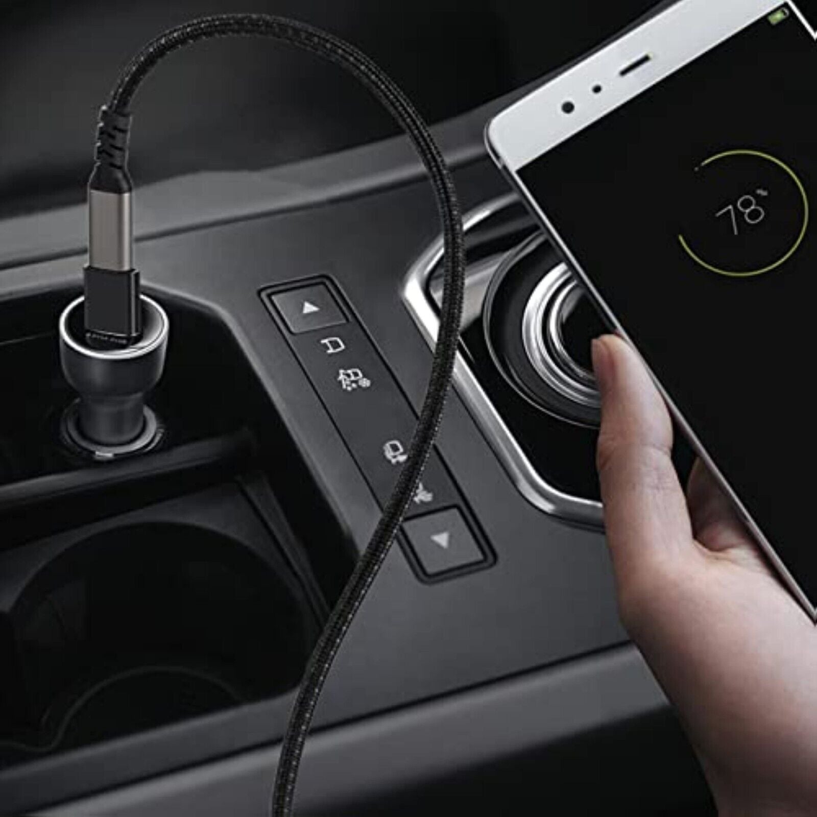 4x Micro USB,USB Typ C, USB Adapter Ladekabel Datenkabel für Samsung Huawei Oppo