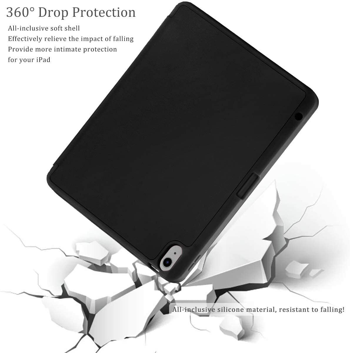 Case for iPad 10.9 2020 Full Body Rugged Shockproof for iPad
