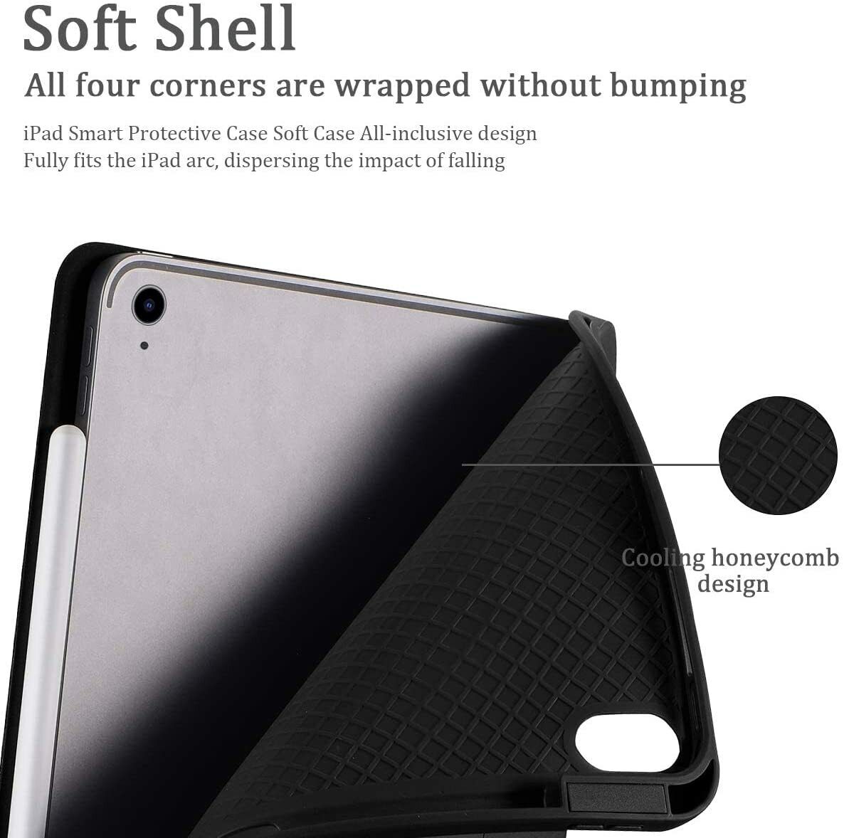 Case for iPad 10.9 2020 Full Body Rugged Shockproof for iPad