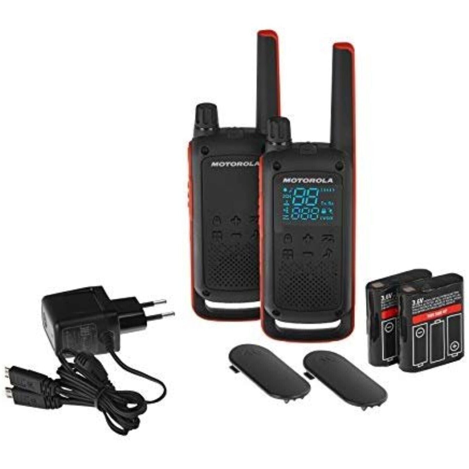MOTOROLA TALKABOUT T82 DUOPACK PMR446 LICENSE-FREE - NEW !! 