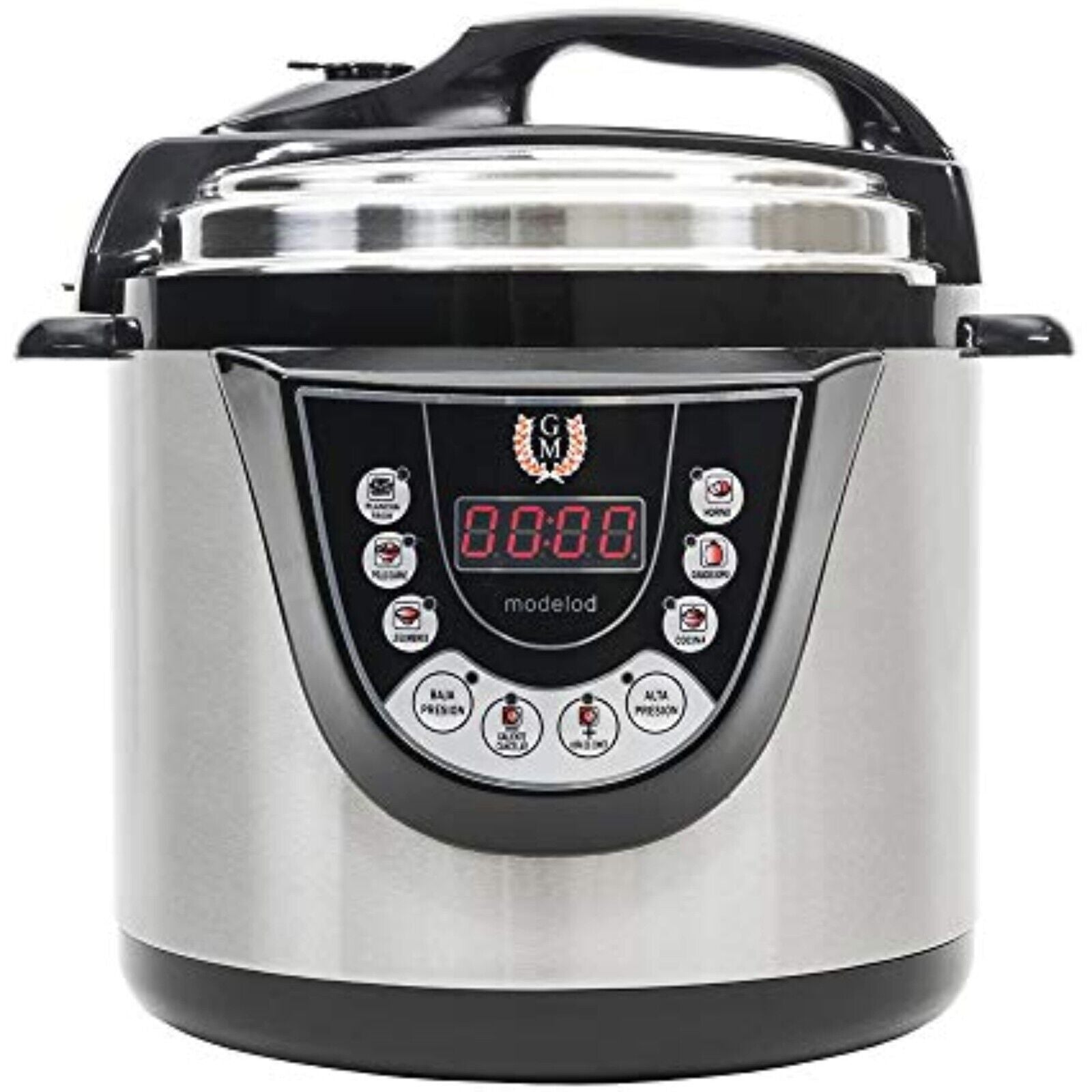 Schnellkochtopf Dampfkocher Multikocher  1000 W Programmier Dampfgarer Induktion