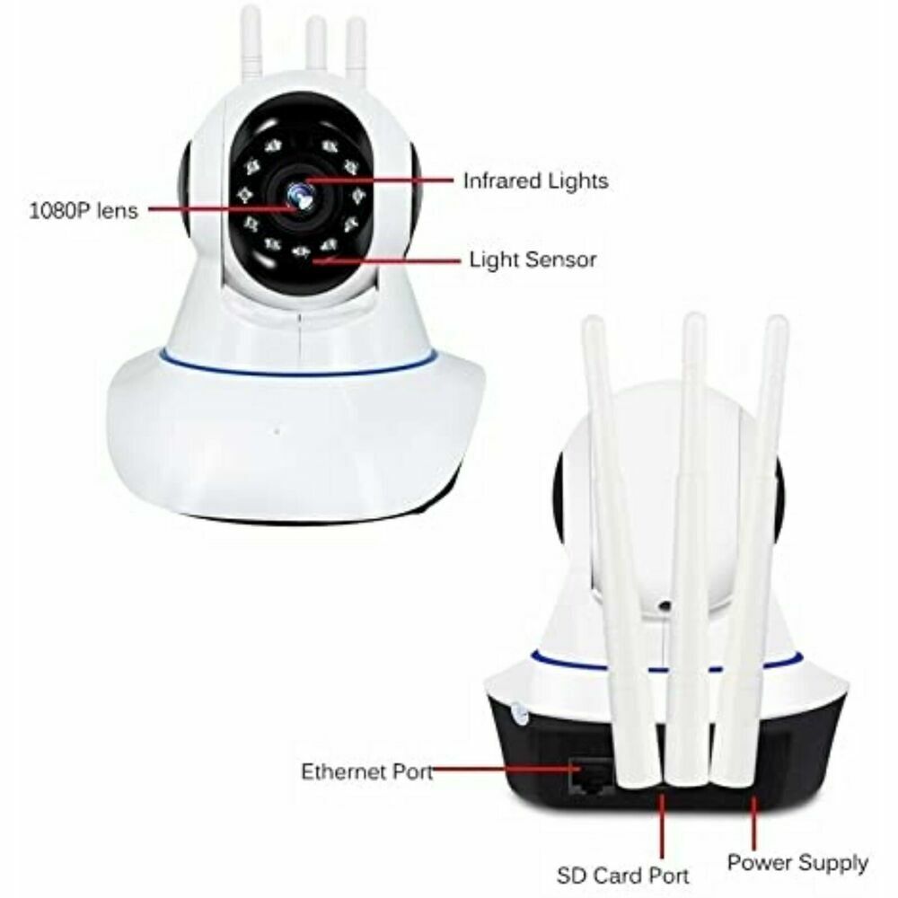 Camera 1080p Wireless Camera IP Surveillance Camera Security Network Wifi Wlan 