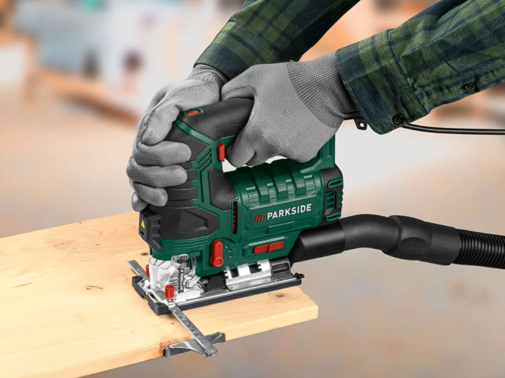 PARKSIDE pendulum jigsaw PSTD 800 C3 jigsaw pendulum stroke with saw blades 