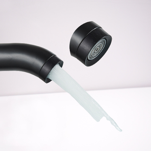 Wash basin faucet bathroom faucet wash basin single lever mixer tap-black-NEW