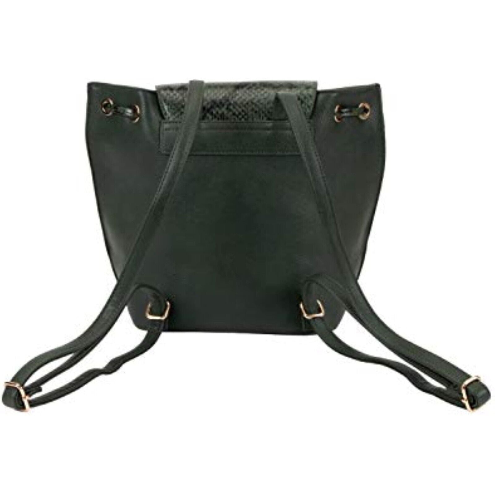 SIX Trendy Green Faux Leather Women's Backpack Ladies Bag FrauBag Leather Backpack 