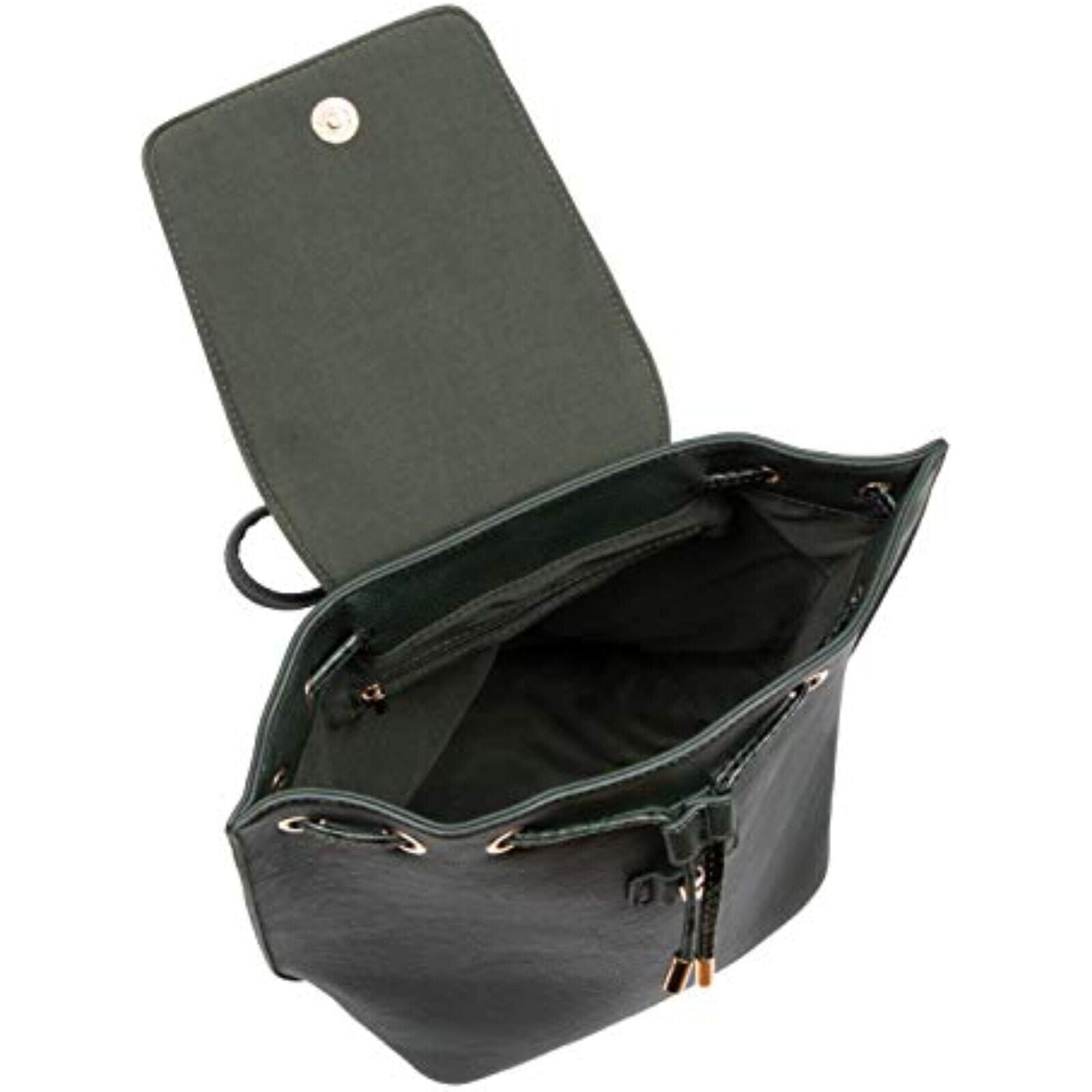 SIX Trendy Green Faux Leather Women's Backpack Ladies Bag FrauBag Leather Backpack 