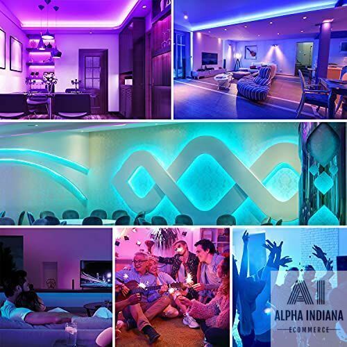 30m LED Strip Light Music Sync Color Changing RGB LED Strip New DE 