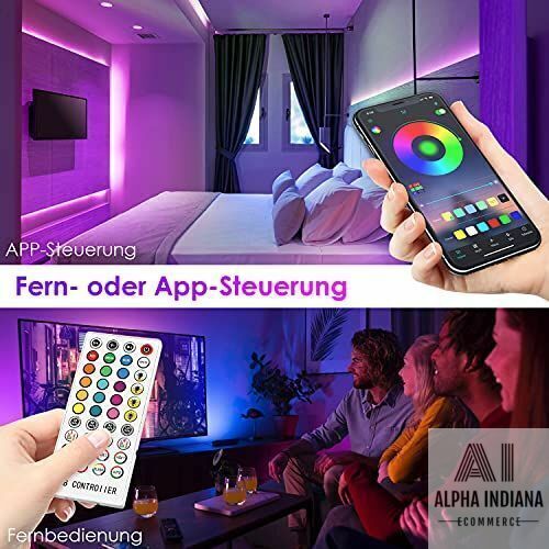 30m LED Strip Light Music Sync Color Changing RGB LED Strip New DE 