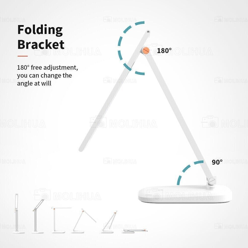LED desk lamp table lamp dimmable reading lamp office light 7W USB 3 colors DE