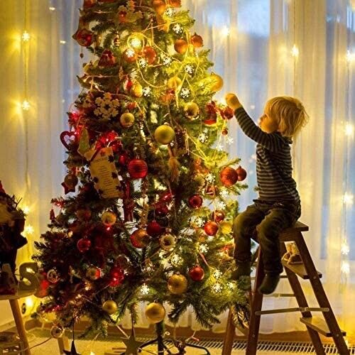 Christmas lights stars fairy lights curtain lights inside stripes 