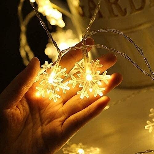 Christmas lights stars fairy lights curtain lights inside stripes 