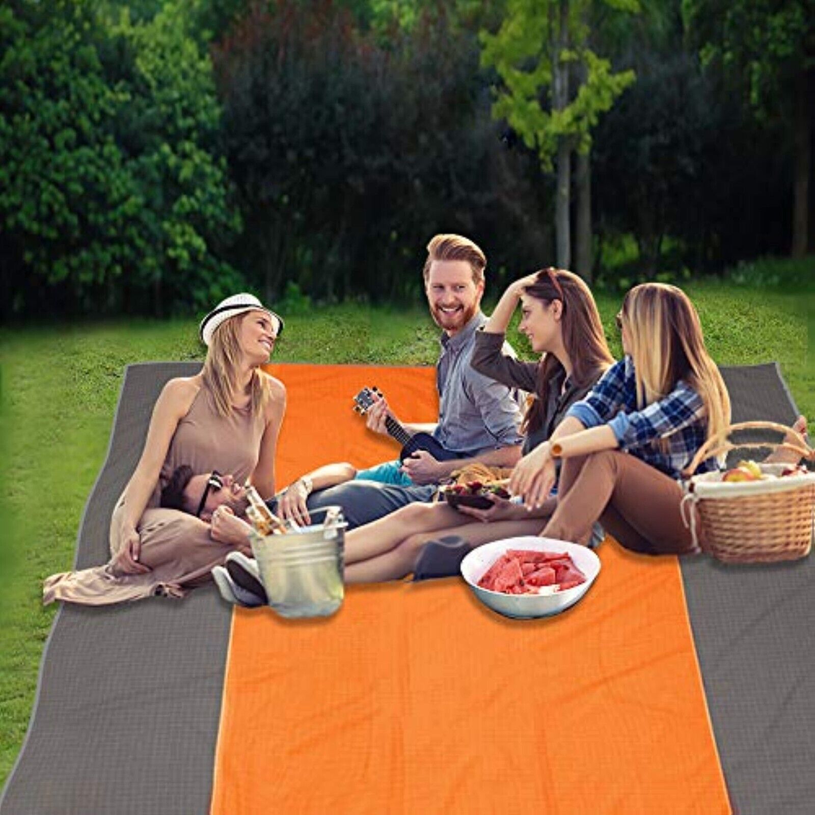 Picknickdecke Campingdecke Reisedecke Stranddecke Picknick Decke 240X270cm