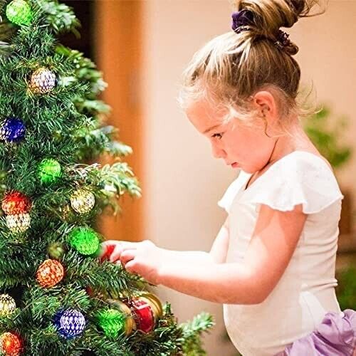 Ball LED 30 light chain lighting garden indoor party outdoor decor new 