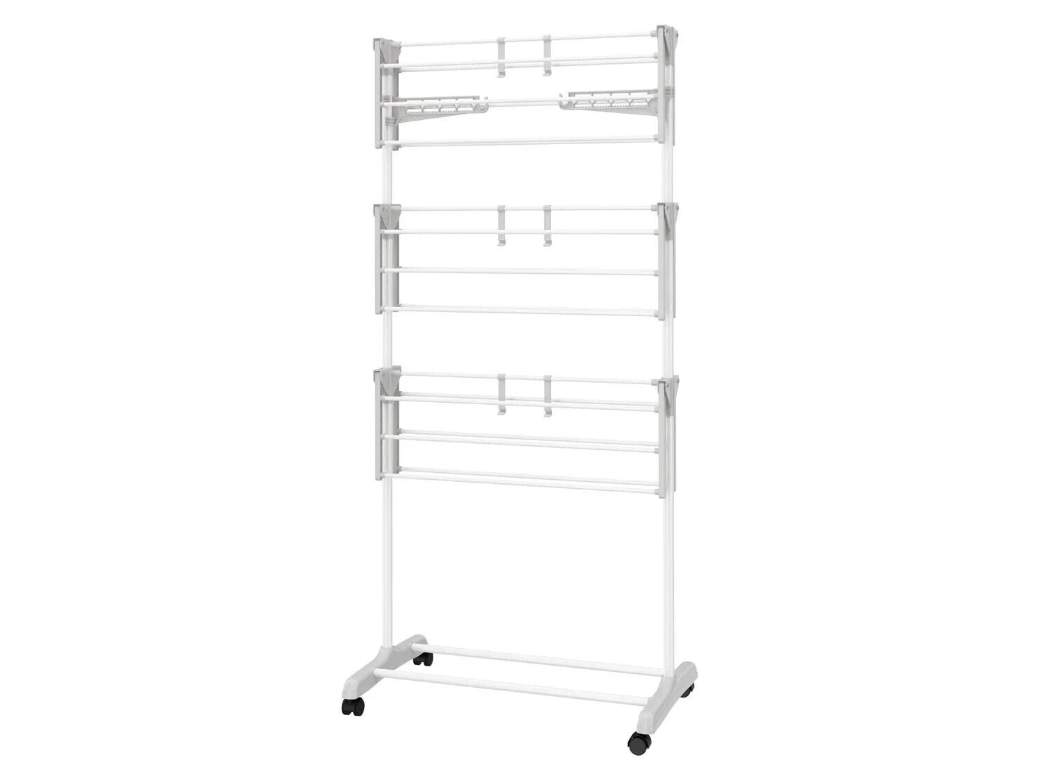 Mobile tower dryer clothes rack foldable clothes rack level laundry tower 