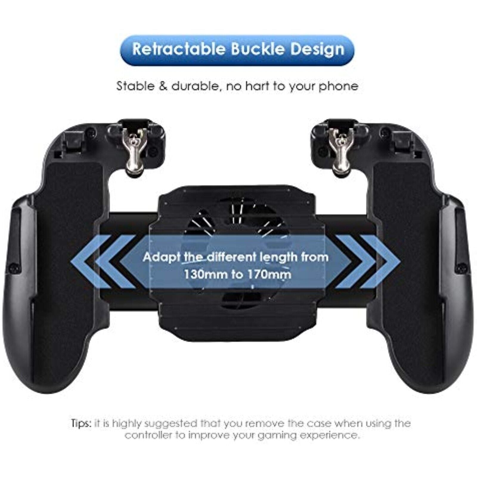PUBG Mobile Phone Game Controller  mit 500mAh Power Bank für Android/IOS