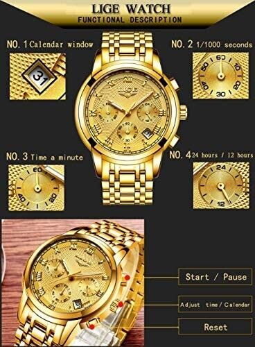 Wristwatch Men Women Analog Quartz Bracelet Watch Black Silver Gold Business 