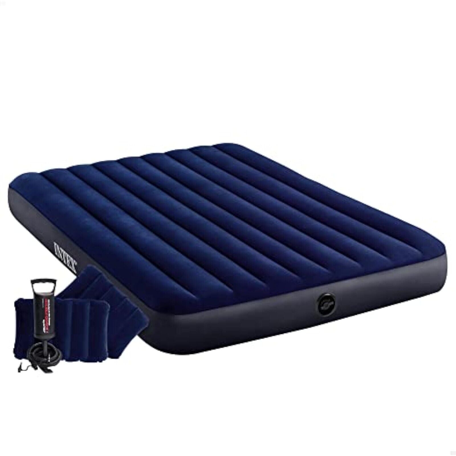 INTEX Classic Queen Luftbett Gästebett 203x152x25cm Bett + 2 Kissen + Handpumpe