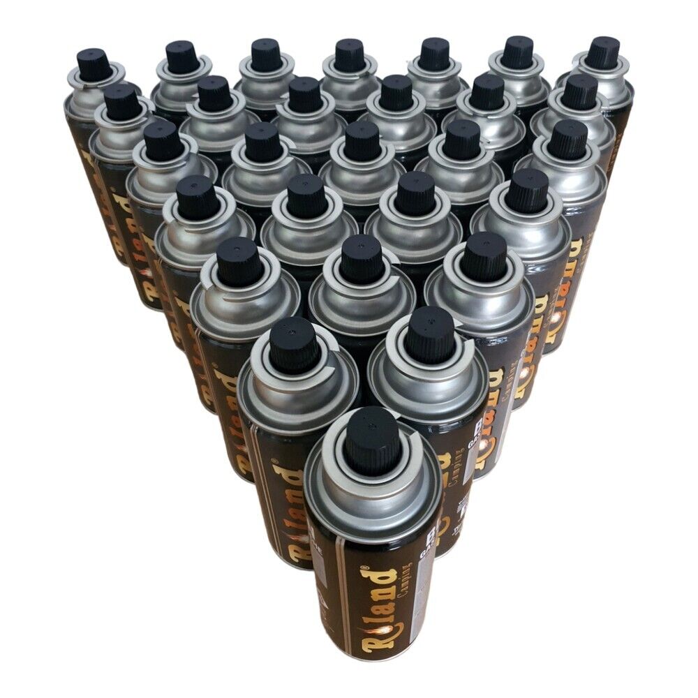 28 x Roland gas cartridges for gas cooker camping cooker 227g gas cartridge Gas CG