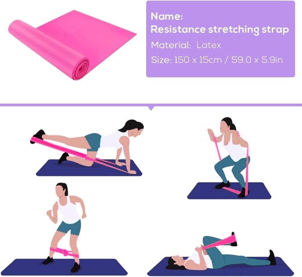 Irfora Yoga Starter Sets 5-TLGBall Blocks Stretching Strap Resistance Loop Band