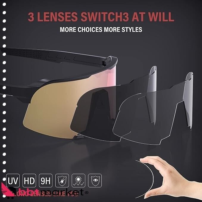 Cycling Glasses Polarized Sunglasses Outdoor Sports Glasses - NEW