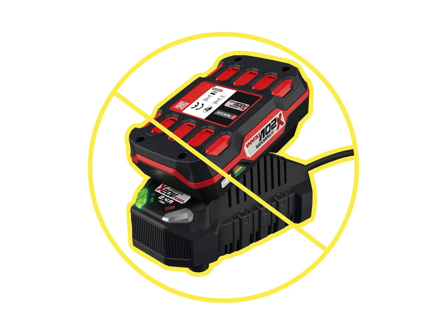 Parkside PHKSA 20-Li Portable Circular Saw With Case, Without
