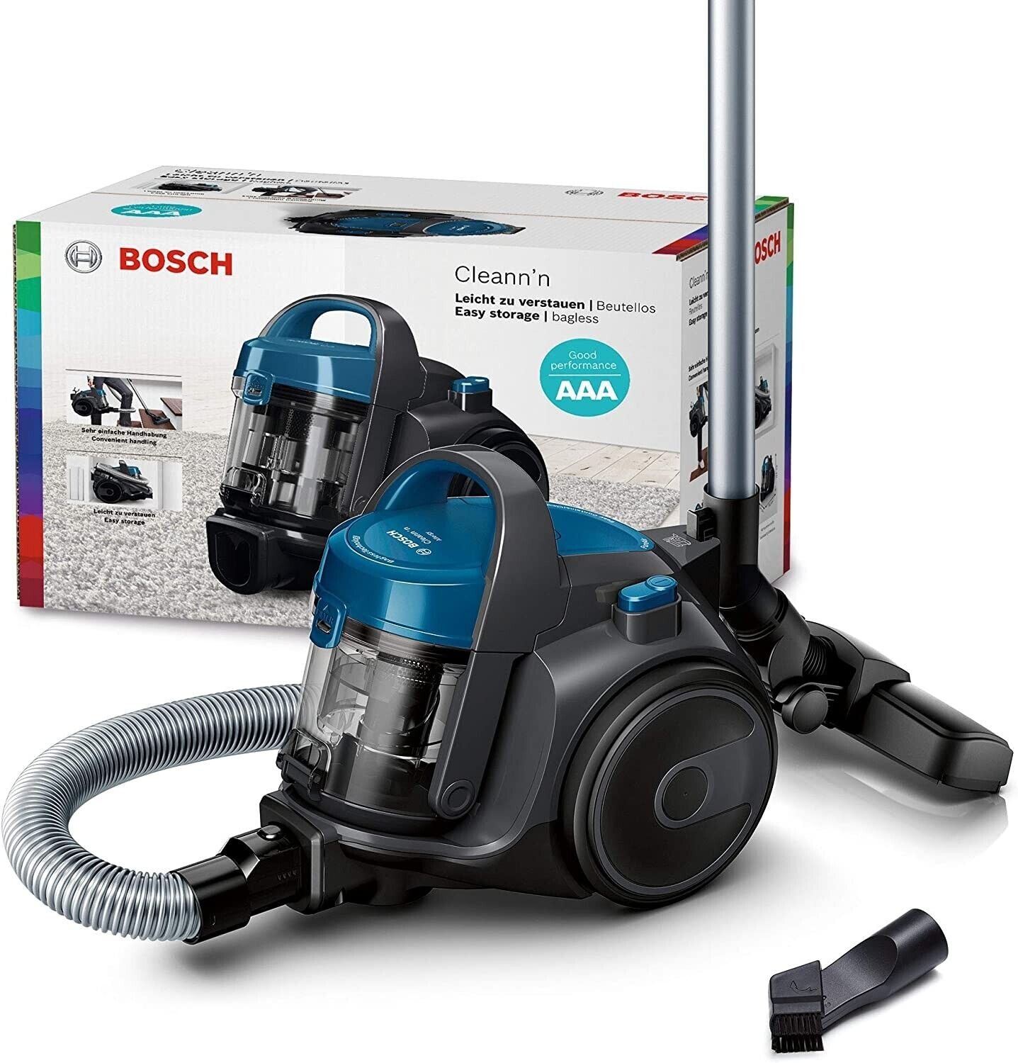 Bosch bagless vacuum cleaner Clean Series 2 BGC05A220A canister vacuum cleaner 700 W NEW